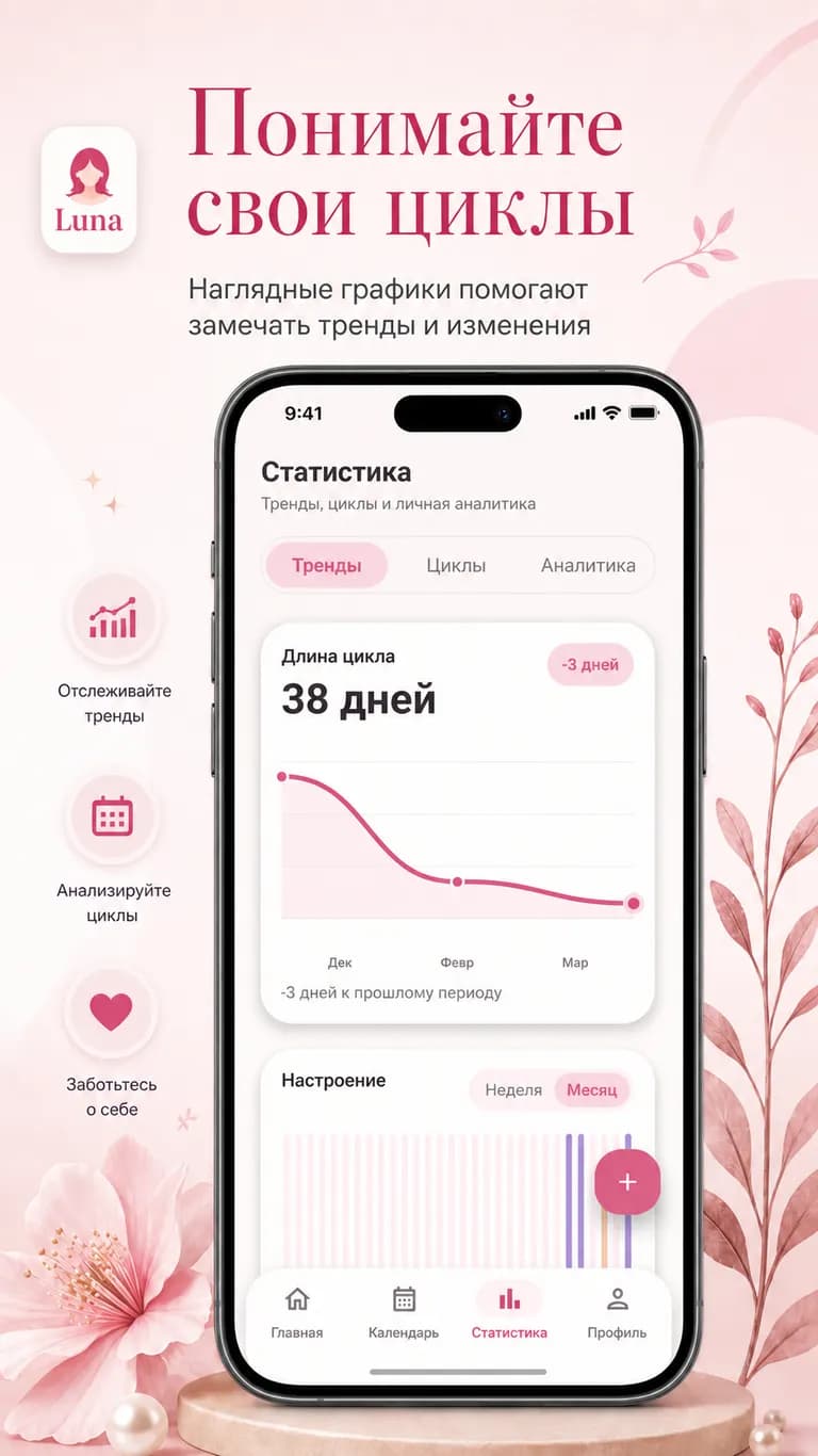 Аналитика длины цикла.